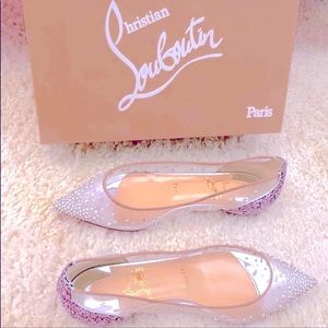 NEVER WORN RARE Christian Louboutin Follies Strass